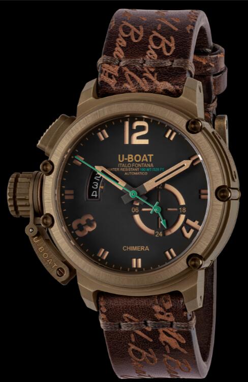 Replica U-BOAT Watch CHIMERA GREEN BRONZE 8527